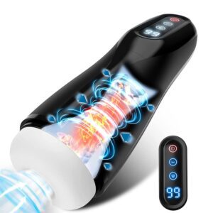 Evie Sucking Male Masturbator Sex Toys vibrator , stroke and rotation