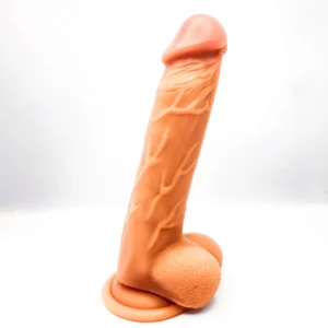 Realistic Liquid Silicone Dildo with Strong Suction Cup (17cm/6.7Inch)