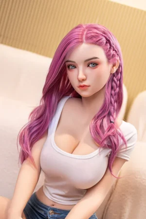 5 feet full silicon Female Sex Doll , cyber silicon TPE Material